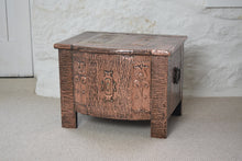 Load image into Gallery viewer, Art Nouveau Copper Clad Coal Box