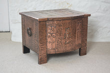 Load image into Gallery viewer, Art Nouveau Copper Clad Coal Box