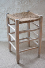 Load image into Gallery viewer, Lime-washed Pine Stool