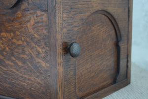 Oak Box With Hinged Door