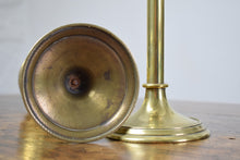 Load image into Gallery viewer, brass church candlesticks 