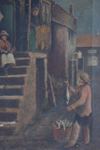 Load image into Gallery viewer, oil painting old fisherman