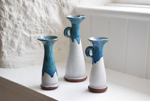  Blue Studio Pottery vases