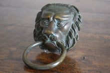 Load image into Gallery viewer, Bronze Lion Door Knocker
