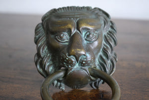 Bronze Lion Door Knocker