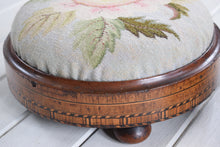 Load image into Gallery viewer, Pair of Victorian Walnut Parquetry Inlaid Footstools