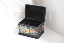 Load image into Gallery viewer, Black Lacquer Jewellery Casket