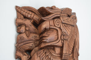 Vintage Large Carved Wooden Mask South American