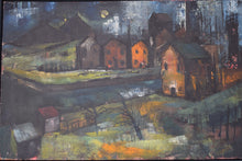 Load image into Gallery viewer, Peter Thursby Original Oil Painting Mid Century Landscape Scene