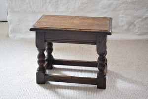 small antique oak side table