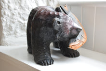 Load image into Gallery viewer, Carved Wooden Bear