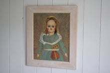Load image into Gallery viewer, Oil Painting Doll Wearing a Green Dress