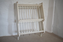 Load image into Gallery viewer, Antique White Painted Pine Plate Rack