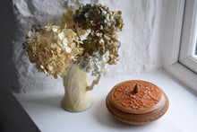 Load image into Gallery viewer, Vintage Hand Carved Wooden Lidded Bowl