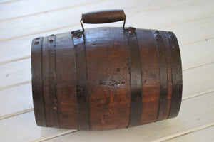 Antique 19th Century West Country Costrel Harvest Barrel
