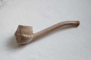Antique Clay Pipe Knave of Hearts Mudlarking Find