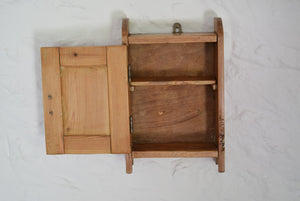 Small Antique Country Made Pine Cupboard