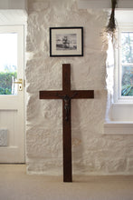 Load image into Gallery viewer, Large Oak Crucifix 