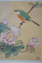 Load image into Gallery viewer, Chinese Watercolour on Silk Paintings 
