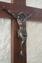 Load image into Gallery viewer, Large Oak Crucifix 