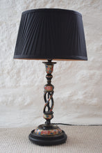 Load image into Gallery viewer, Vintage Hand Painted Kashmiri Table Lamp