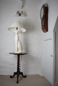 White Cat Table Lamp