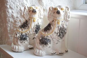 Staffordshire Pottery Spaniels