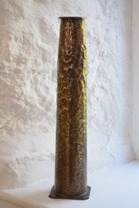 Brass Trench Art Vase