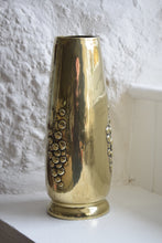 Load image into Gallery viewer, Large Brass Vase 