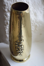 Load image into Gallery viewer, Large Brass Vase 