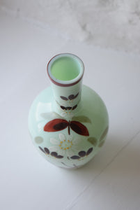 Antique Uranium Opaline glass Vase c1890