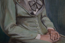Load image into Gallery viewer, painting of a lady in green