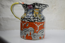 Load image into Gallery viewer, Mason&#39;s Ironstone Bandana pattern jug