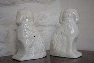 Pair of Large Victorian Staffordshire Spaniels