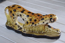 Load image into Gallery viewer, Art Deco Cheetah Ceramic Statue 