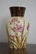 Load image into Gallery viewer, Pair of Large Austrian Hand Painted Vases by Victoria Carlsbad