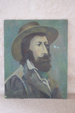 Load image into Gallery viewer, Lytton Strachey Oil on Board by Horas KENNEDY