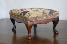 Load image into Gallery viewer, Stool with butterfly upholstery