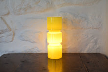 Load image into Gallery viewer, Yellow glass lamp