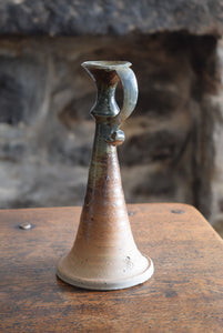 Vintage Studio Pottery Tapered Candlestick