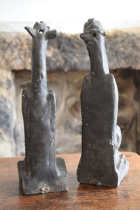 Antique Plaster Gargoyle Sculptures 