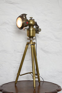 old brass lamp