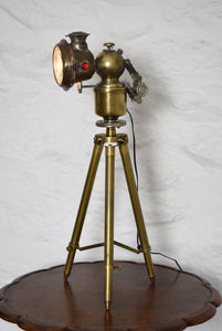 old brass lamp