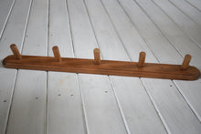 Load image into Gallery viewer, Antique Solid Pine Coat Peg Rack