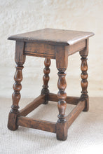 Load image into Gallery viewer, 17th century oak joint stool