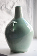Load image into Gallery viewer, Green Twin Handled Bottle Vase