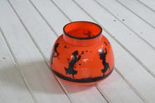 Load image into Gallery viewer,  Mid Century Orange Glass Bowl