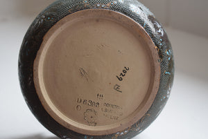 Doulton Lambeth Stoneware Biscuit Barrel