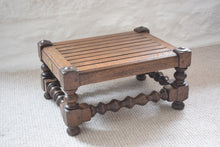 Load image into Gallery viewer, oak low foot stool
