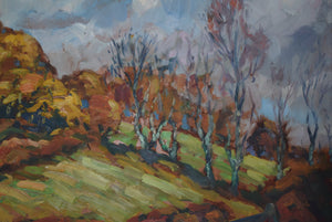 Woodland landscape painting 